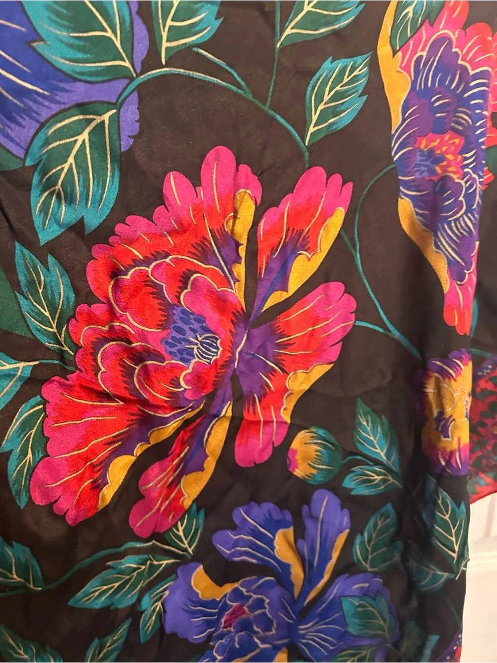 Vintage Floral Scarf/Wrap 25 X 25